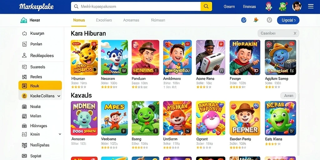 Contoh gameplay yang seru dan menantang.