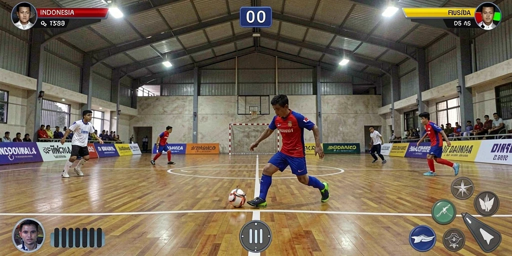 Screenshot memperlihatkan mode permainan tim yang seru.