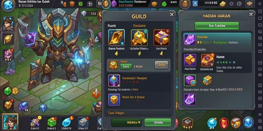 Screenshot dari tingkat tantangan yang menegangkan.