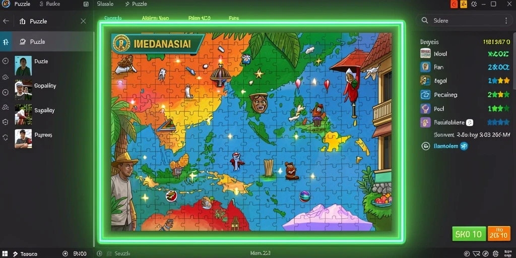 Tantangan menarik di setiap level yang harus diselesaikan.