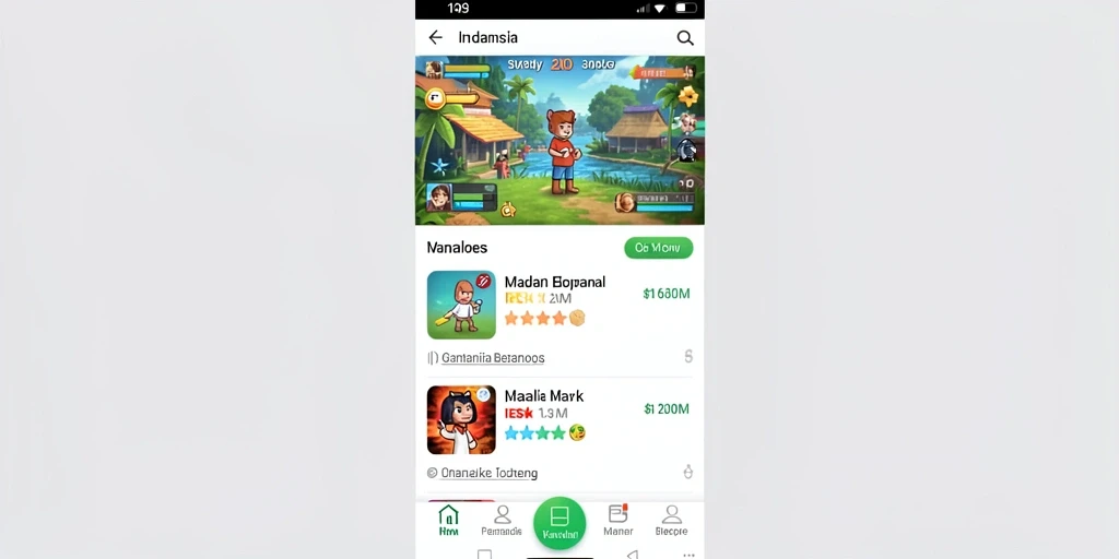 Grafik yang memukau menambah keseruan permainan.