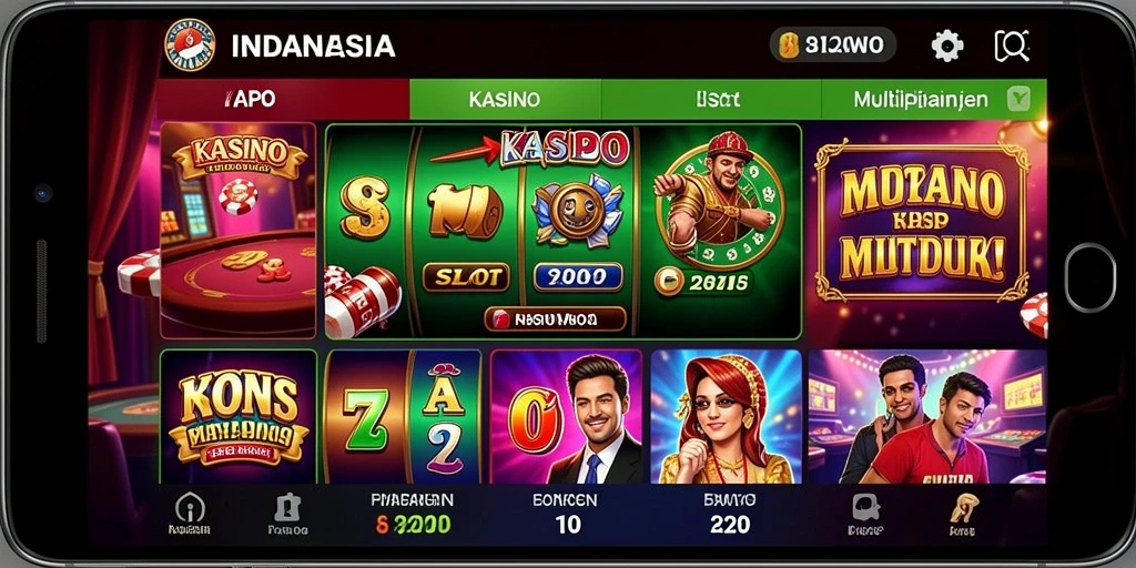 Tantangan menarik di setiap level.