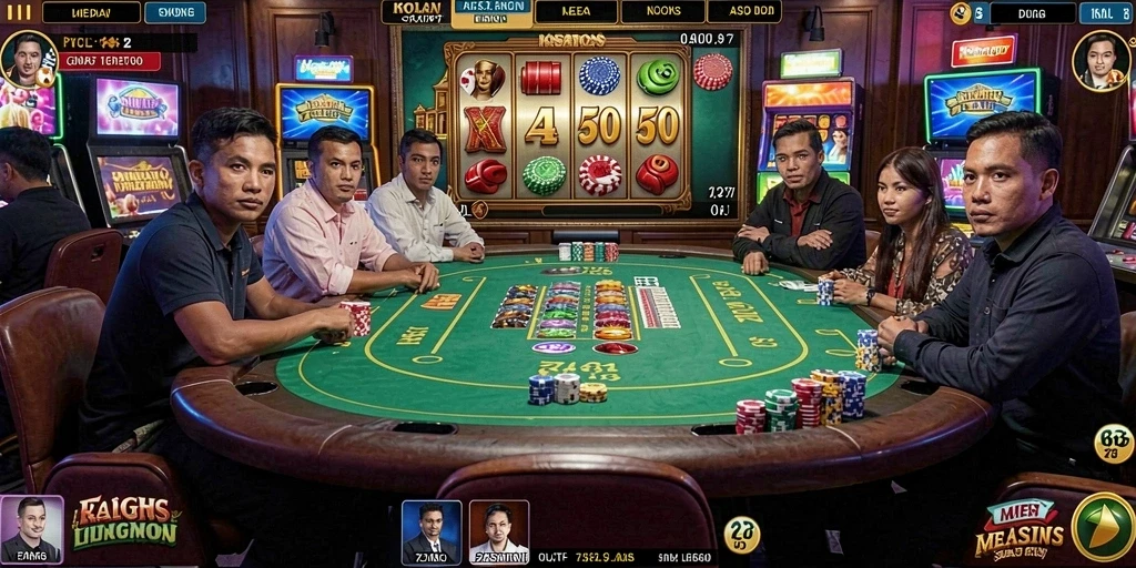 Momen seru saat berlomba di mode multiplayer.